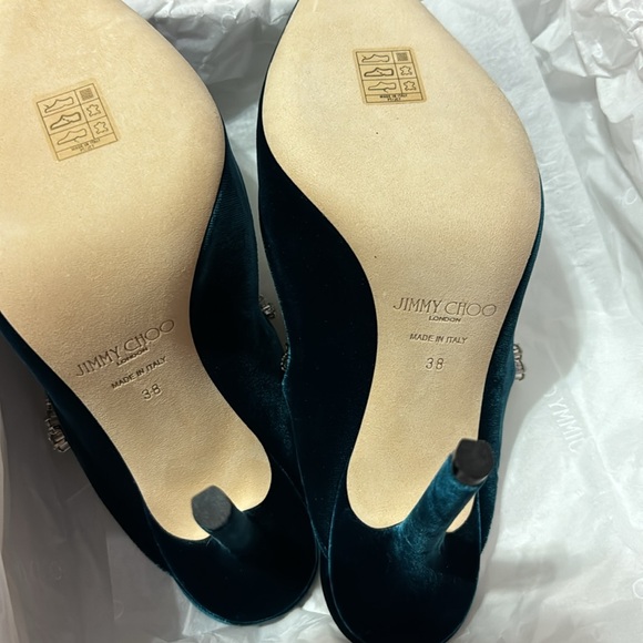 JIMMY CHOO
Bing Crystal-Embellished Velvet Mules - Picture 8 of 8